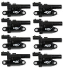 MSD Coils. Blk. Round. '14 & up GM V8. 8-pk-1