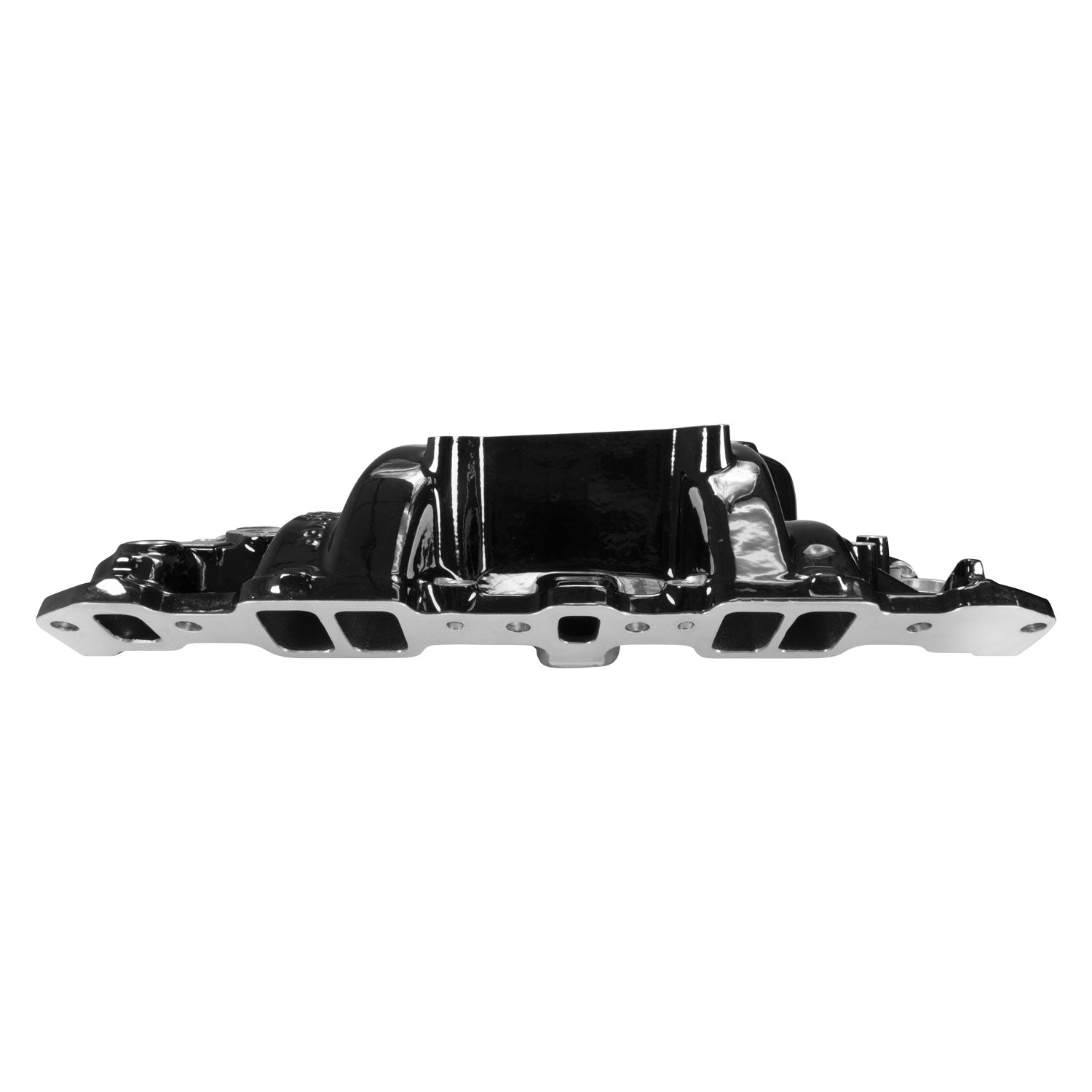 EDELBROCK Performer RPM Small Block Chevy Intake Manifold, Black Plasma Finish
