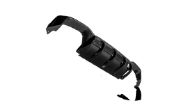 Akrapovic Rear Carbon Fiber Diffuser (High Gloss) - BMW / F98 / X4 M - 0