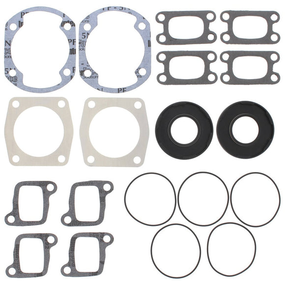 Vertex Pistons 93-94 Safari L 380cc/90-92 Safari Scout 380cc Complete Gasket Kit w/ Seals