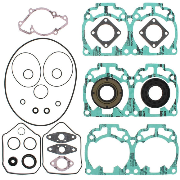 Vertex Pistons 00-01 Formula Deluxe 700/01-02 Grand Touring 700 Complete Gasket Kit w/ Seals