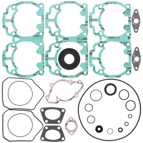 Vertex Pistons 10-14 Grand Touring Sport 600 ACE/04-09 GSX Sport 500 SS Complete Gasket Kit w/ Seals