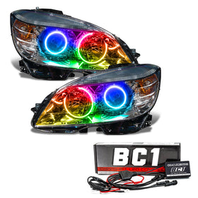 Oracle 08-11 Mercedes Benz C-Class Pre-Assembled Headlights - Chrome Housing - White SEE WARRANTY