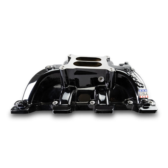 EDELBROCK Performer RPM Small Block Chevy LS1 Intake Manifold Only, Black Plasma finish