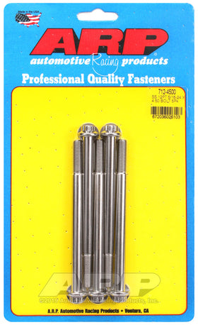 ARP 5/16in -24 x 4.500in 12pt SS Bolts (5/pkg)