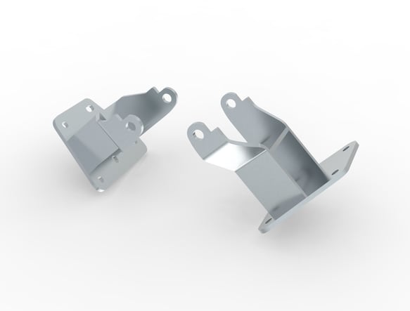 HOOKER BLACKHEART 4TH-GEN F-BODY. V6 TO LS ENGINE MOUNT KI