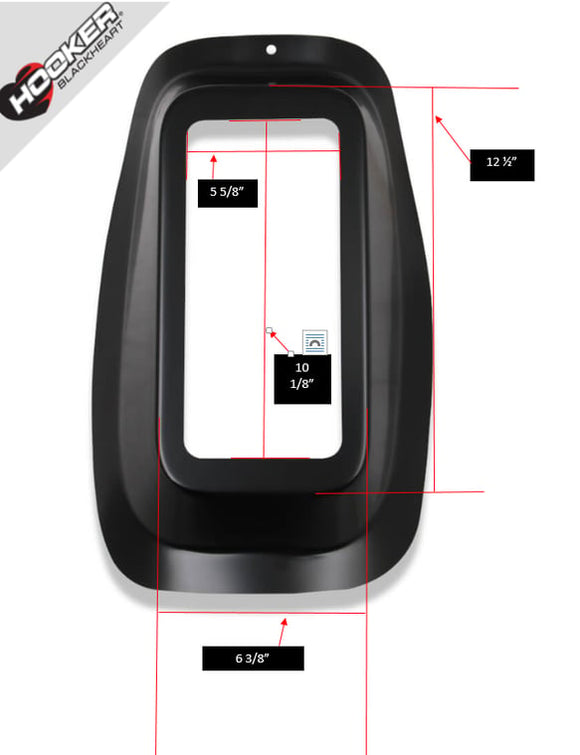 HOOKER BLACKHEART T-56 CONVERSION SHIFT HUMP 70-81 GM F-BO