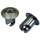 Moroso Quick Fastener - Oval Head - 7/16in x .450in - Steel - 10 Pack-1