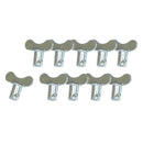 Moroso Quick Fastener - Butterfly Head - 5/16in x .400in - Steel - 10 Pack-1