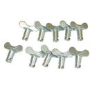 Moroso Quick Fastener - Butterfly Head - 5/16in x .500in - Steel - 10 Pack-1