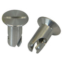 Moroso Quick Fastener - Flush Head - 5/16in x .550in - Aluminum - 10 Pack-1
