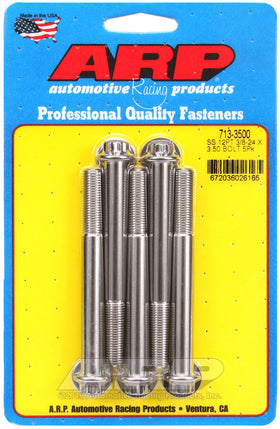 ARP 3/8in -24 x 3.500 12pt SS Bolts (5/pkg)