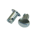 Moroso Quick Fastener - Oval Head - 5/16in x .450in - Steel - 10 Pack-1
