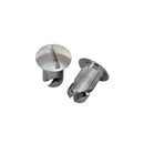 Moroso Quick Fastener - Oval Head - 7/16in x .400in - Aluminum - 10 Pack-1