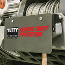 Tuffy Flipup License Plate Holder- Winch W/Hawse- Blk-1
