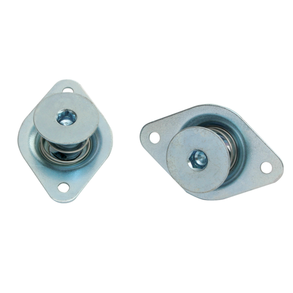 Moroso Quick Fastener - Self Ejecting - Hex Drive - 7/16in x .550in - Steel - Gold - 10 Pack