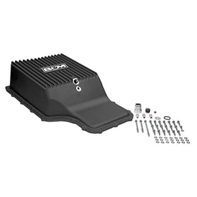 B&M 11-19 FORD 6R140 DEEP CAST PAN. BLACK