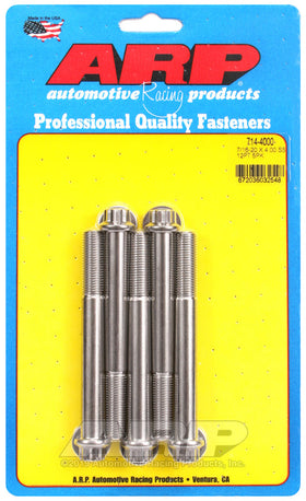 7/16-20 X 4.000 SS 12PT 5PK