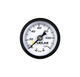 Fuelab 1.5in Fuel Pressure Gauge - EFI - Range 0-120 PSI