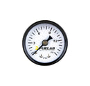 Fuelab 1.5in Carb Fuel Pressure Gauge - Range 0-15 PSI-1