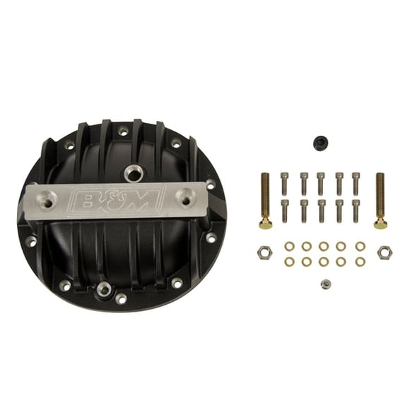 B&M DIFF COVER-BLACK.GM 8.2. 8.5 & 8.6 10 BO