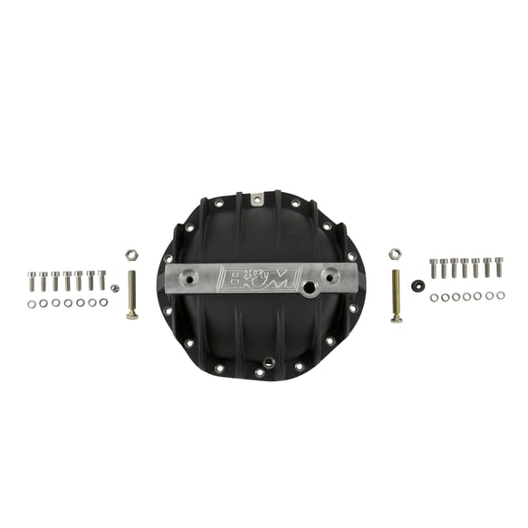 B&M DIFF COVER-BLACK. GM 9.5 14-BOLT CAST A