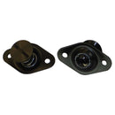 Moroso Quick Fastener - Self Ejecting - 5/16in x .650in - Aluminum - Black - 10 Pack-1