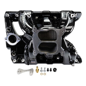 EDELBROCK Performer RPM Pontiac 326-455 Intake Manifold, Black Plasma Finish - 0