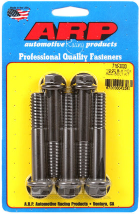 1/2-20 X 3.000 BLK HEX 5PK