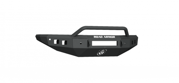 Road Armor 16-19 Nissan Titan Stealth Front Bumper w/Pre-Runner Guard - Tex Blk