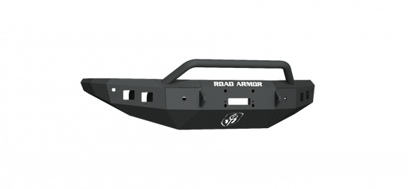 Road Armor 16-19 Nissan Titan Stealth Front Winch Bumper w/Pre-Runner Guard - Tex Blk
