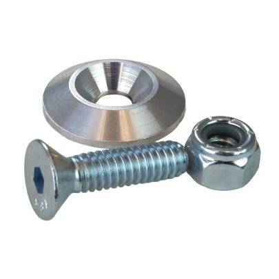 1 INCH TAPER WASHER, RAW,WITH HARDWARE, 10 PK