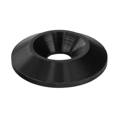 1 INCH TAPER WASHER, BLACK ANODIZED, NO HARDWARE, 10 PK