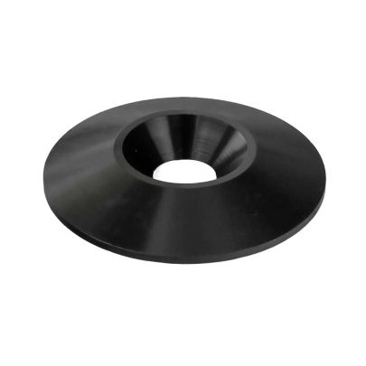 1.25 INCH TAPER WASHER, BLACK ANODIZED, NO HARDWARE, 10 PK
