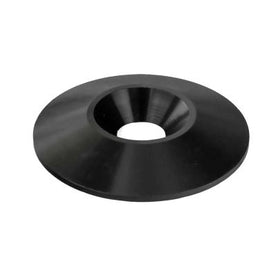 1.25 INCH TAPER WASHER, BLACK ANODIZED, NO HARDWARE, 10 PK