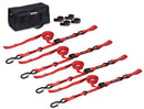 SpeedStrap 1In Motorcycle Tie-Down Kit - Red-1