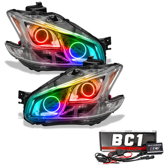 Oracle 09-13 Nissan Maxima SMD HL (Non-HID)-Chrome - White SEE WARRANTY