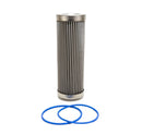 Fuelab 40 Micron Stainless Steel Replacement Element - 6in w/2 O-Rings & Instructions-1