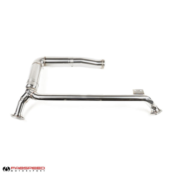 Fabspeed Porsche 718 Boxster / Cayman RACE Competition Cat Bypass with Downpipe (2017+)