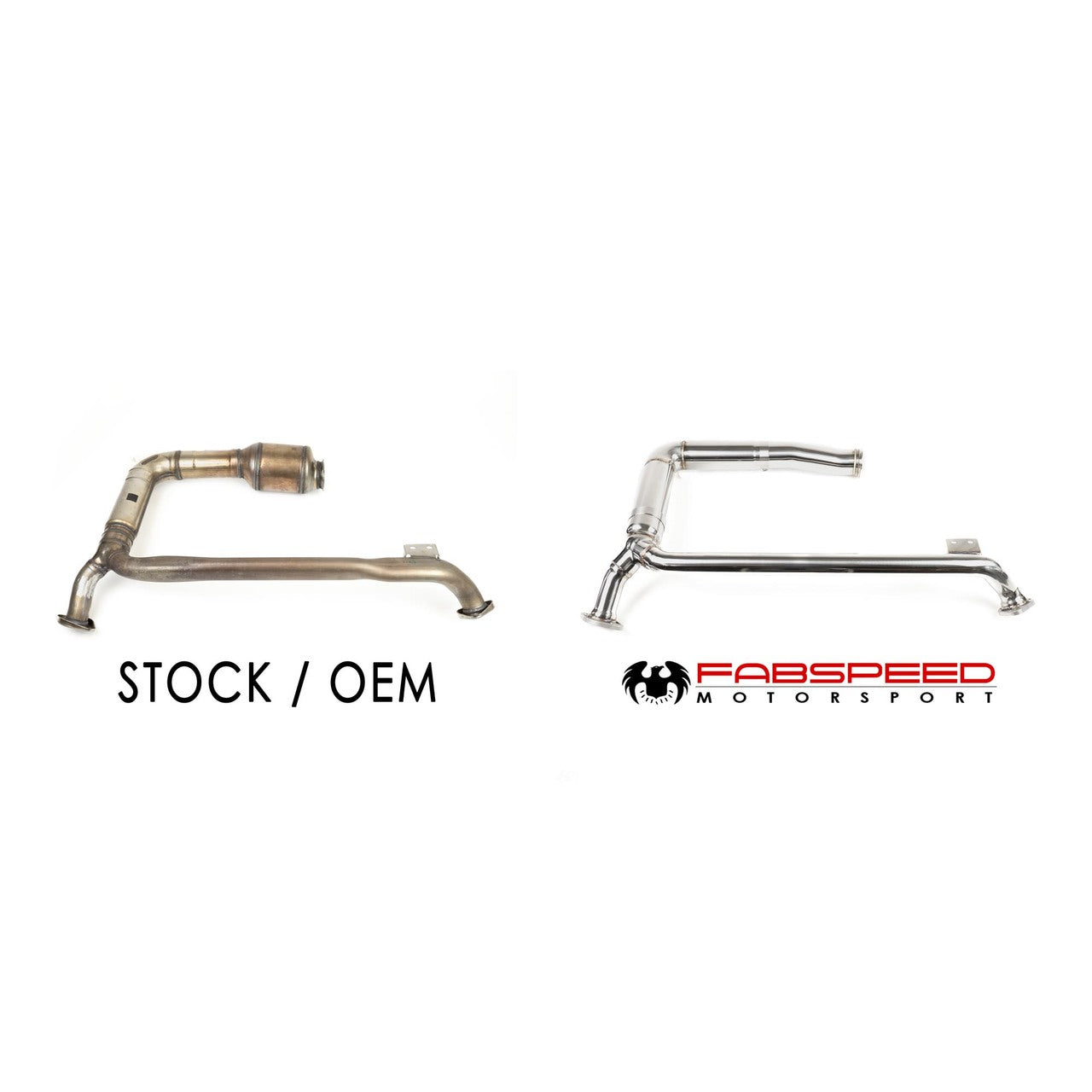 Fabspeed Porsche 718 Boxster / Cayman RACE Competition Cat Bypass with Downpipe (2017+) - 0