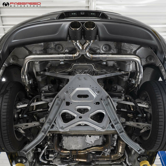 Fabspeed Porsche 718 Boxster/Cayman Maxflo Cat-Back Exhaust System (2017+)