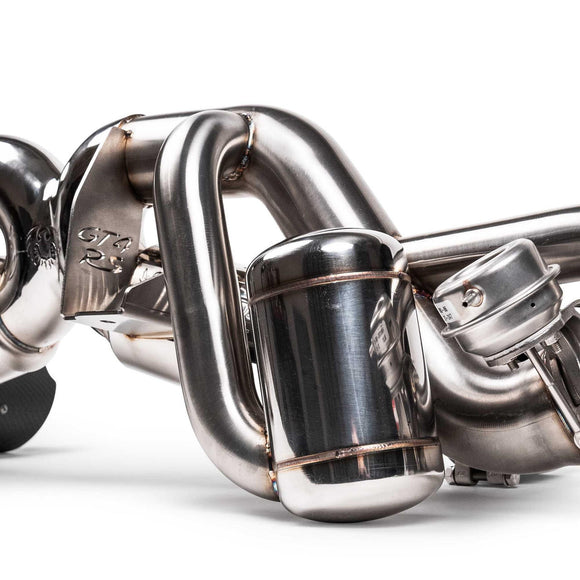Fabspeed Porsche 718 GT4 RS Valvetronic X-Pipe Cat-Back Exhaust System (2022+)