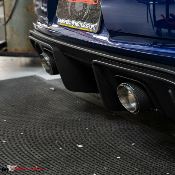 Fabspeed Porsche 718 GT4 / GTS / Spyder Deluxe Exhaust Tips (2020+)