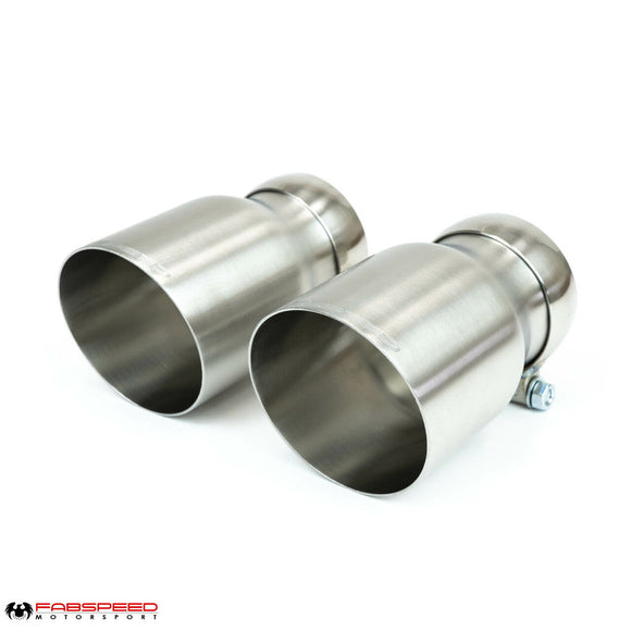 Fabspeed Porsche 718 GT4 / GTS / Spyder Deluxe Exhaust Tips (2020+)