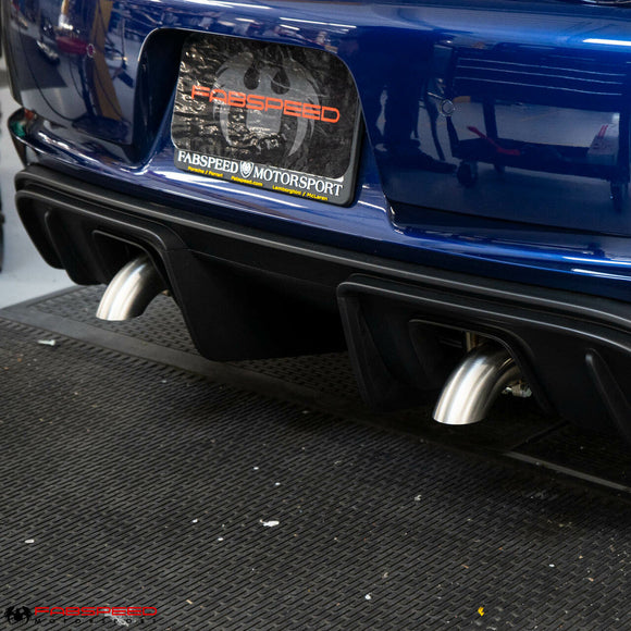 Fabspeed Porsche 718 GT4 / GTS / Spyder Deluxe Exhaust Tips (2020+)