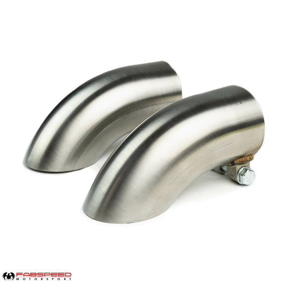 Fabspeed Porsche 718 GT4 / GTS / Spyder Deluxe Exhaust Tips (2020+)
