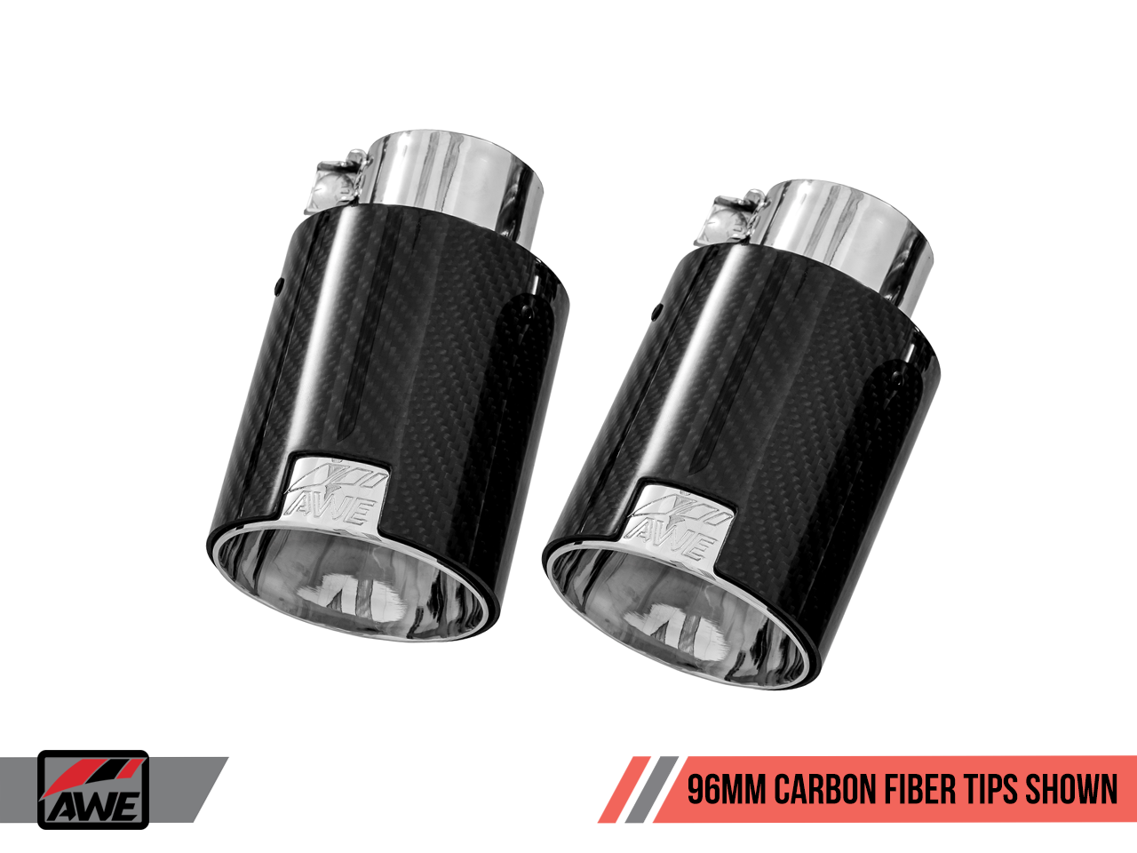 AWE Track Edition Exhaust for Porsche 718 Boxster / Cayman - Carbon Fiber Tips