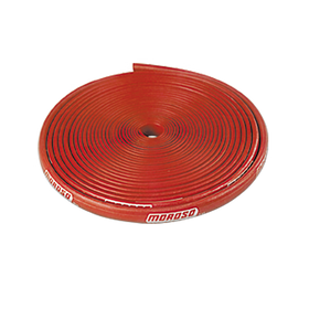 Moroso Insulated Spark Plug Wire Sleeve - 8mm - Red - 25ft Roll
