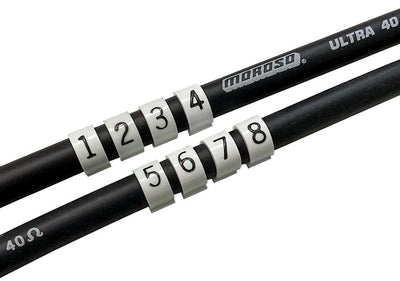 IGNITION WIRE MARKERS, CLIP ON, 8MM-8.65MM BLACK