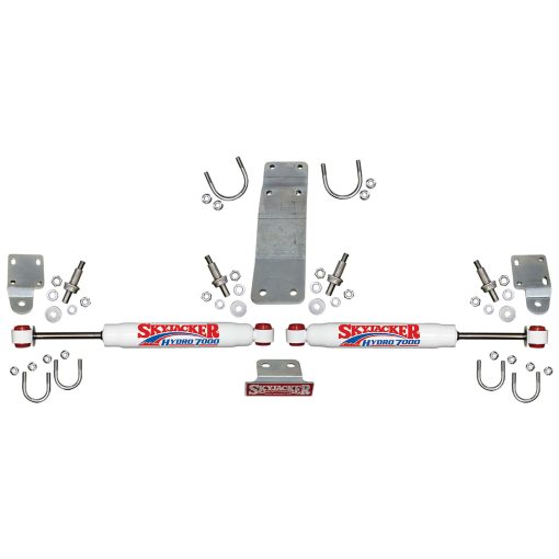 Skyjacker 2007-2017 Jeep Wrangler (JK) (Use w/ OEM Tie Rods) Dual Steering Damper Kit w/ Hydro 7000
